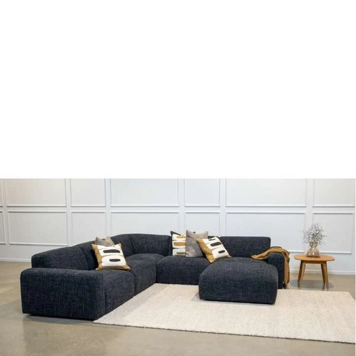 Malone 6 Piece Modular Corner Suite in Fabric - Image 4