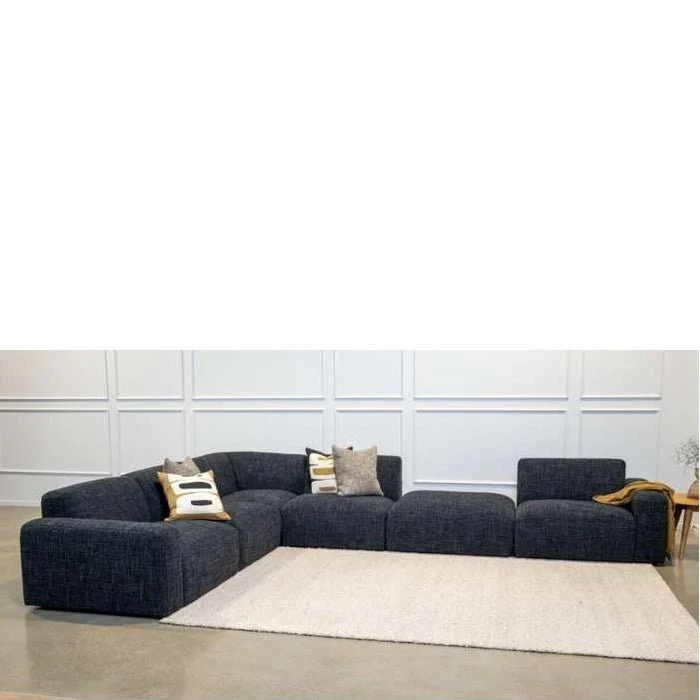 Malone 6 Piece Modular Corner Suite in Fabric - Image 5
