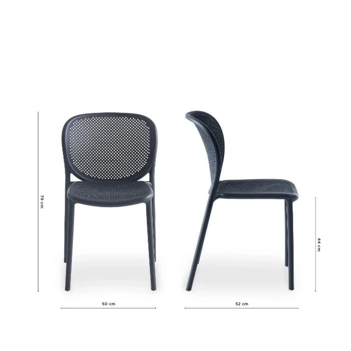 Marco Chair - Black or White - Image 5