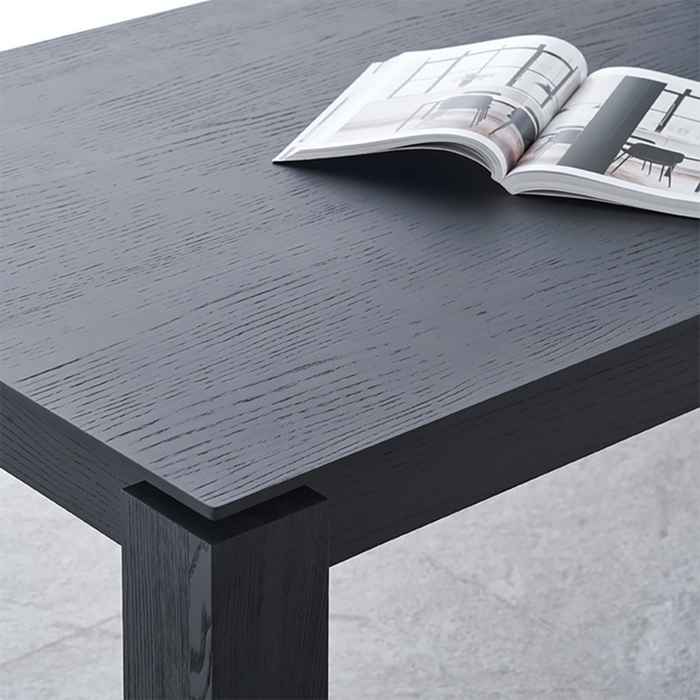 Mika Dining Table 2200w - Black - Image 2