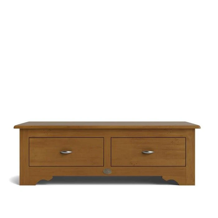 Mill-Yard Coffee Table with Two Drawers - Image 2