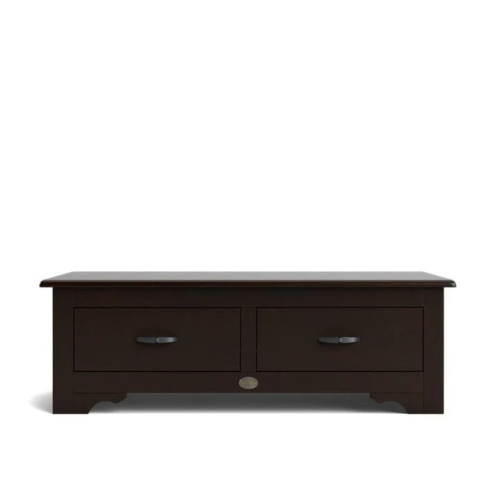 Mill-Yard Coffee Table with Two Drawers - Image 3