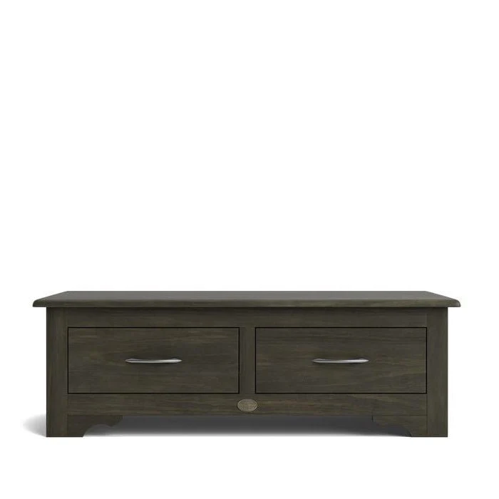 Mill-Yard Coffee Table with Two Drawers - Image 4
