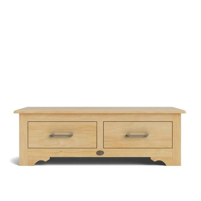 Mill-Yard Coffee Table with Two Drawers - Image 5
