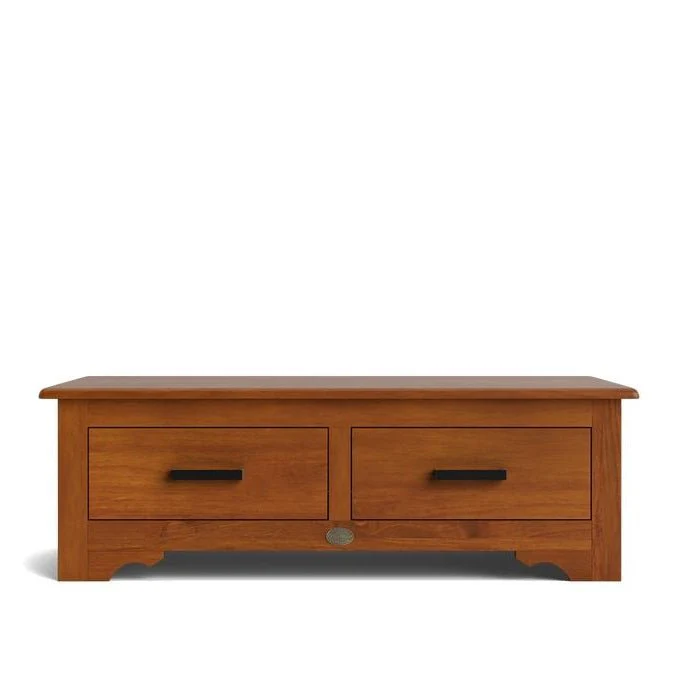 Mill-Yard Coffee Table with Two Drawers - Image 6