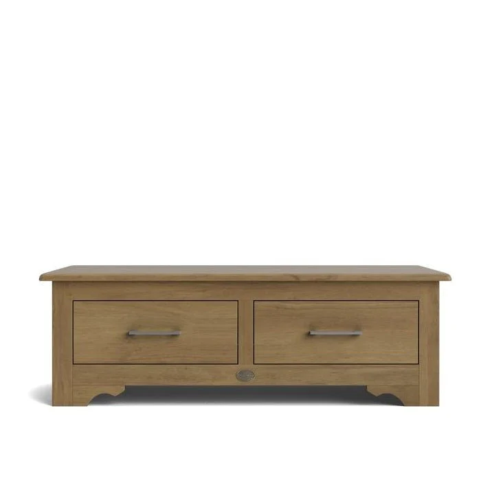 Mill-Yard Coffee Table with Two Drawers - Image 7
