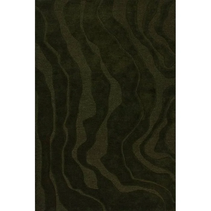 Mira Floor Rug - Olive (100% Wool) - Image 2