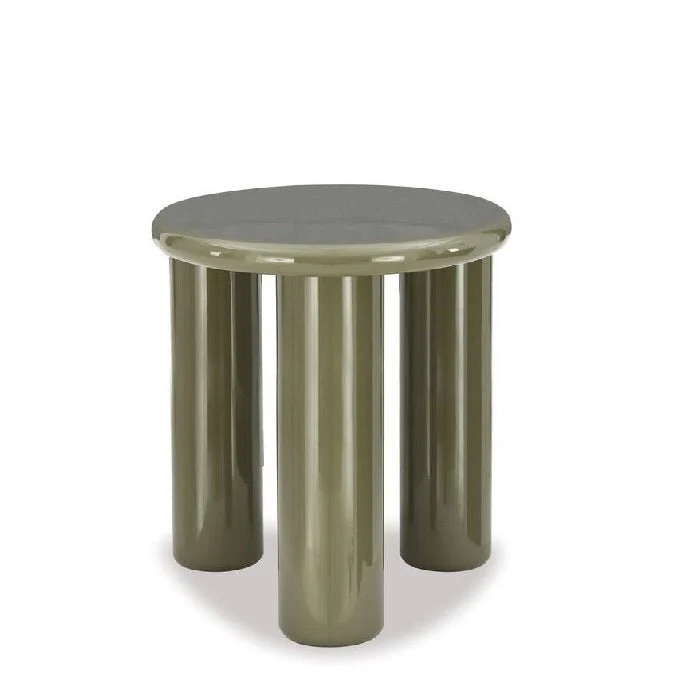 Molly Side Table - elegant curves and lacquered surface - Image 2