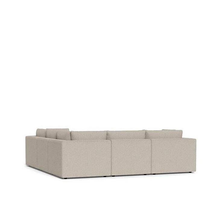 Murphy 6 Piece Modular Corner Suite in Fabric - Image 12