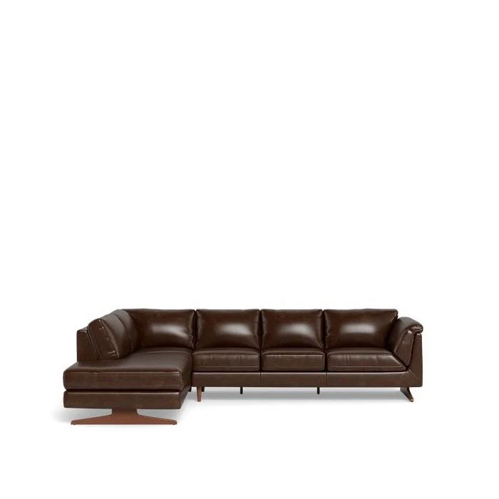 Nash 3 Seater with LHF or RHF Corner Chaise in Leather - Image 17