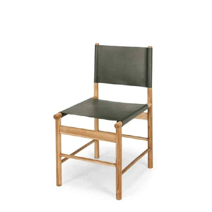 Ned Dining Chair - Teak and Leather  - Limited stock - Image 14