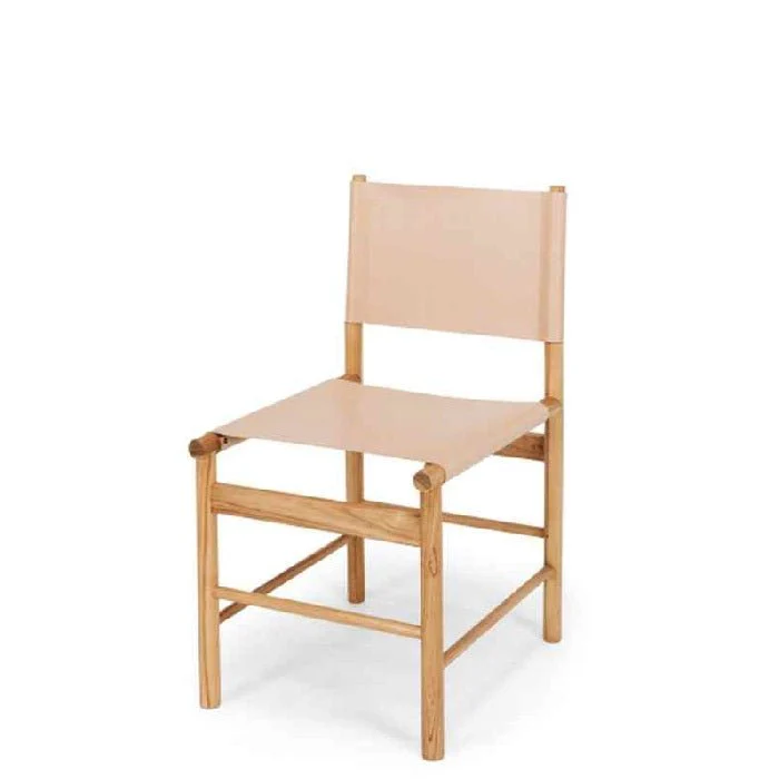 Ned Dining Chair - Teak and Leather  - Limited stock - Image 18