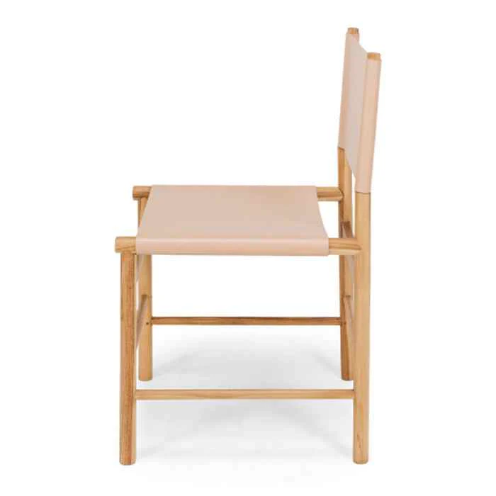 Ned Dining Chair - Teak and Leather  - Limited stock - Image 19