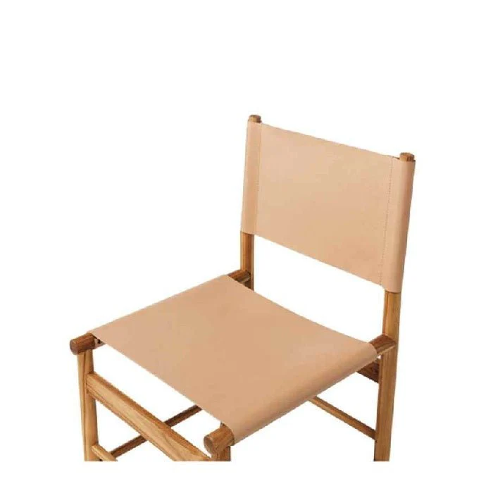 Ned Dining Chair - Teak and Leather  - Limited stock - Image 21