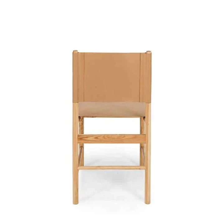 Ned Dining Chair - Teak and Leather  - Limited stock - Image 22