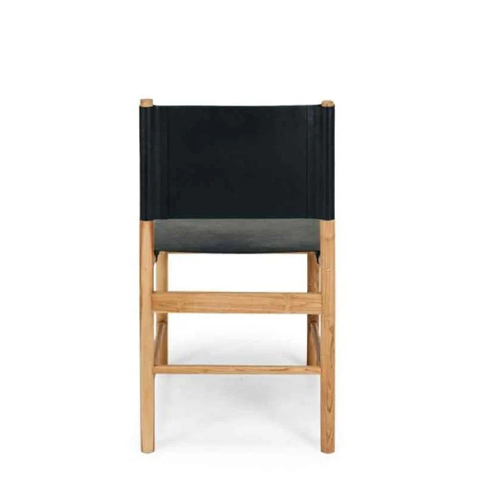 Ned Dining Chair - Teak and Leather  - Limited stock - Image 7
