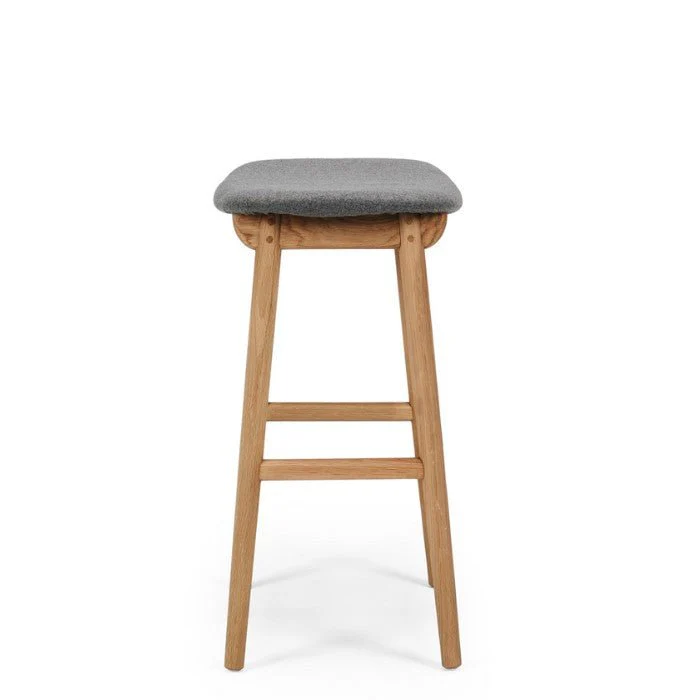 Niles Barstool (Natural Oak) Fabric - 660SH - Image 4