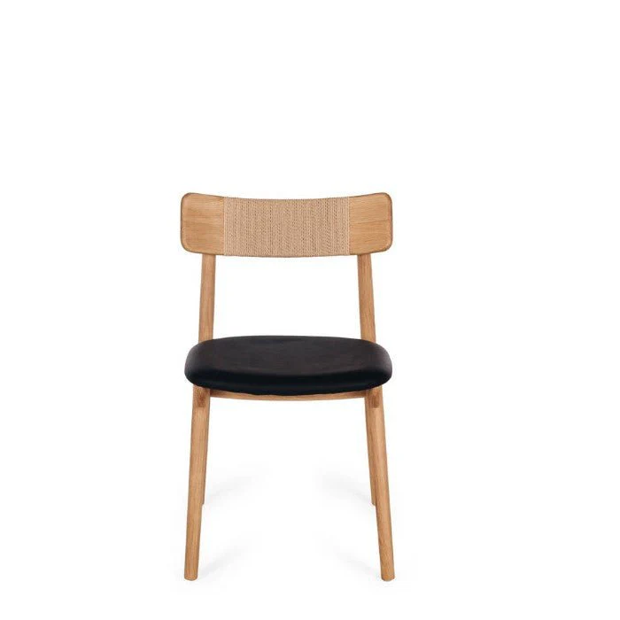 Niles Dining Chair (Natural Oak) PU