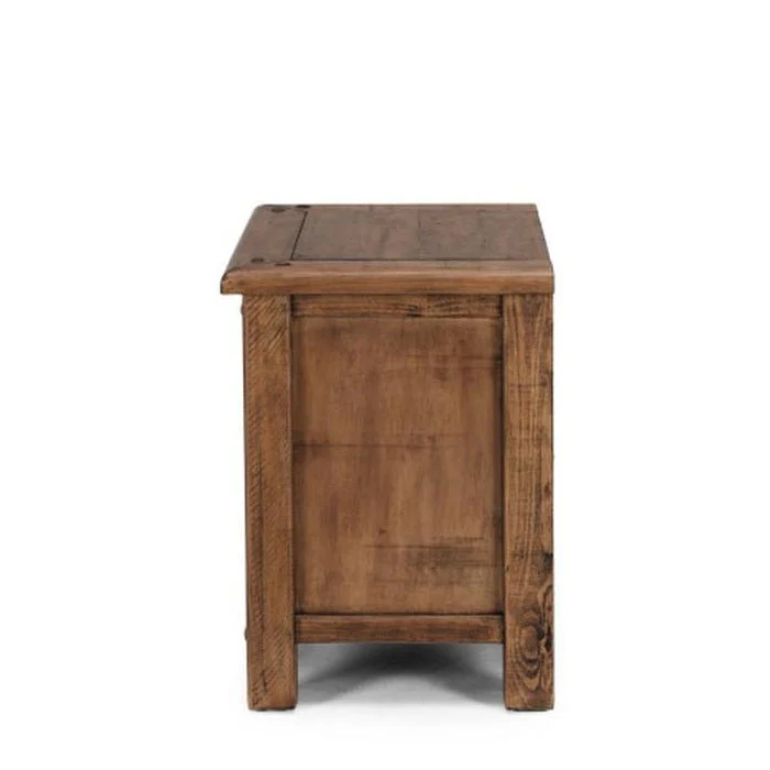 Oberon 2 Drawer Bedside - Pine - Image 5