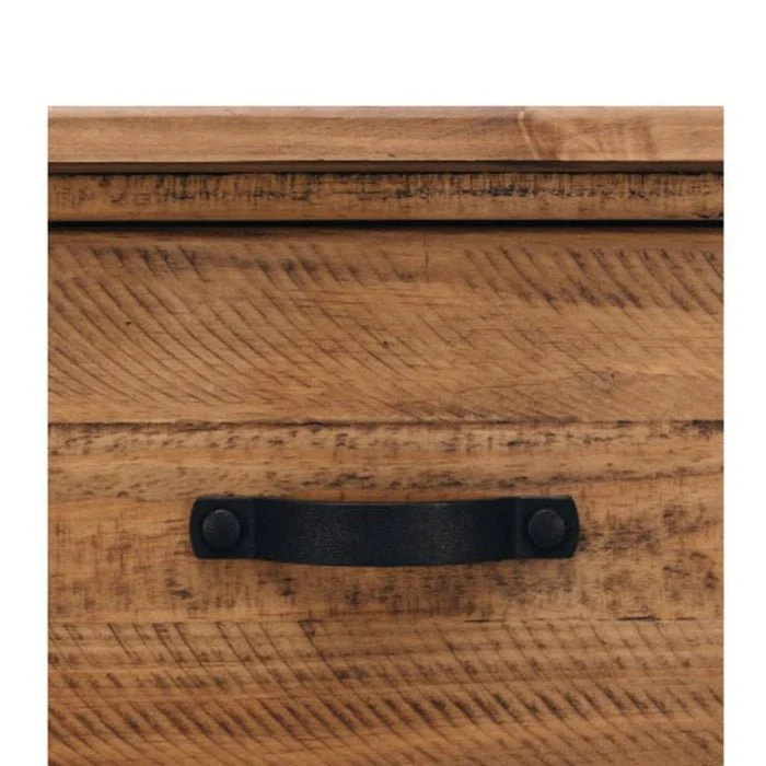 Oberon 2 Drawer Bedside - Pine - Image 6