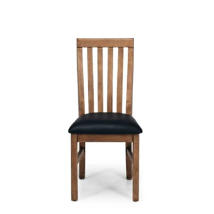 Oberon Dining Chair with padded seat - Pine