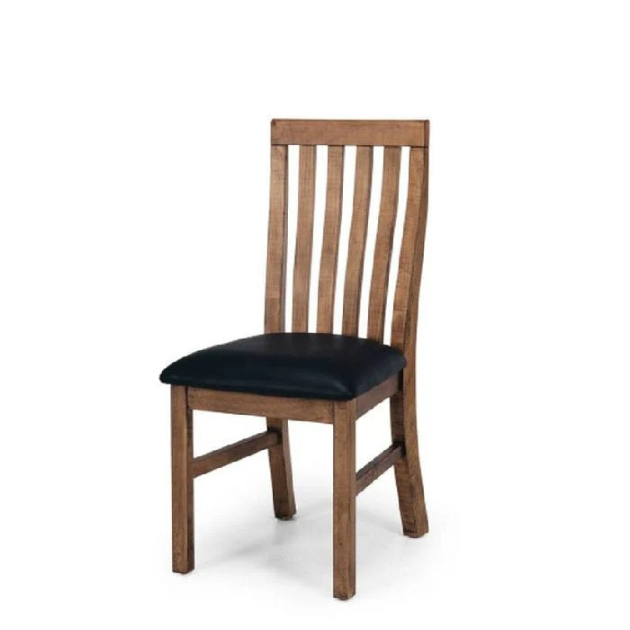 Oberon Dining Chair with padded seat - Pine - Image 2