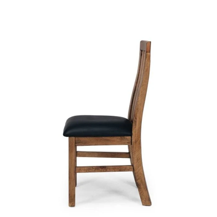 Oberon Dining Chair with padded seat - Pine - Image 3