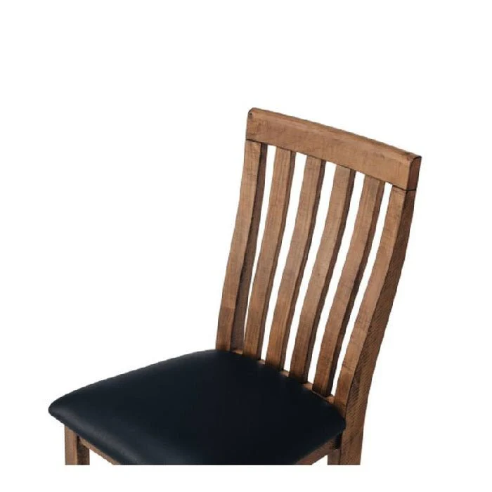 Oberon Dining Chair with padded seat - Pine - Image 5