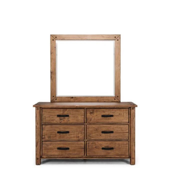 Oberon Mirror - Pine wood - Rustic - Image 4