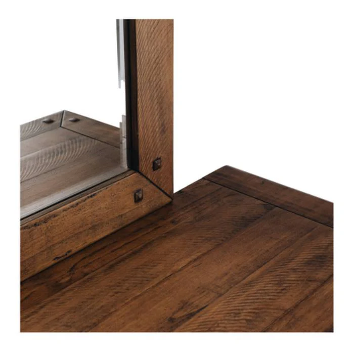 Oberon Mirror - Pine wood - Rustic - Image 3