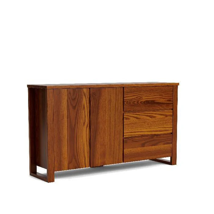 Ohope Buffet 3 Drawer - 1500w - Ash - Image 10