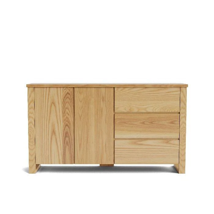 Ohope Buffet 3 Drawer - 1500w - Ash - Image 7