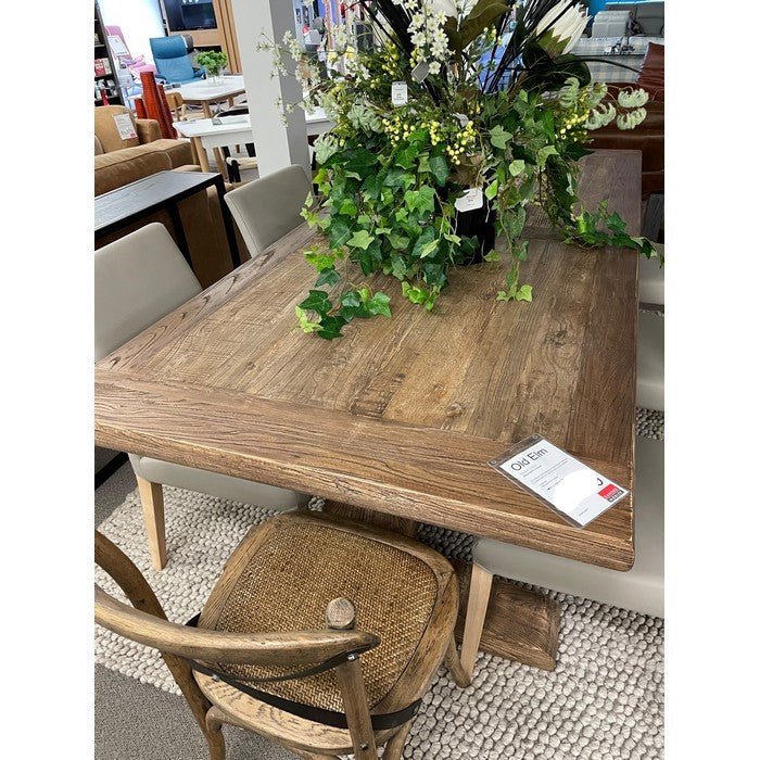 Old Elm & Cross Dining Suite 2200w (7 Pce) - Image 3
