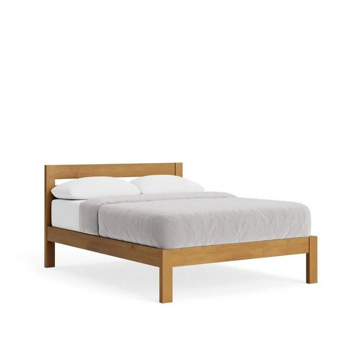 Omoto Slatframe with Headboard Low Foot - Single to Super King - Pine - Image 6