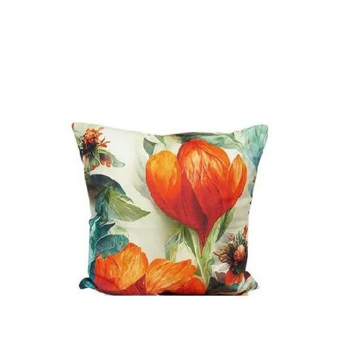 Orange Tulip Cushion