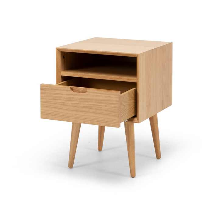 Oslo Bedside Square - 1 Drawer - Image 3