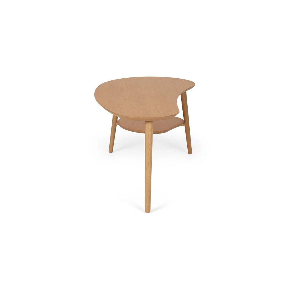 Oslo Coffee Table Shaped with Shelf - Image 4