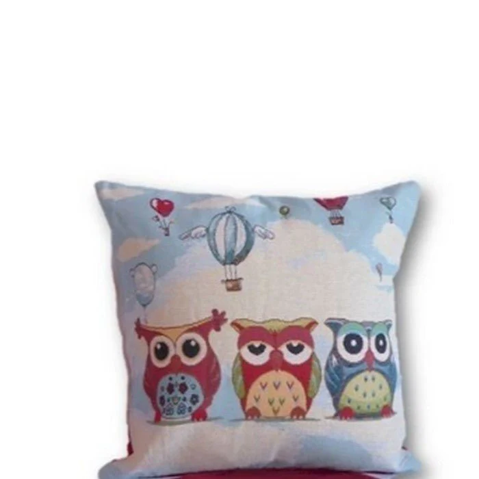 Owls and Balloons Cushion