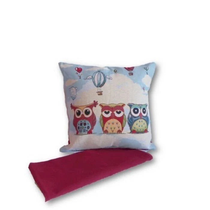 Owls and Balloons Cushion - Image 2