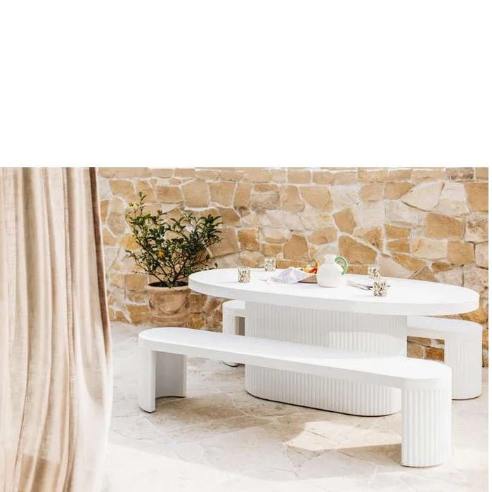 Palisade & Bench Concrete Outdoor Dining Suite 2000w - Limited stock - Image 14