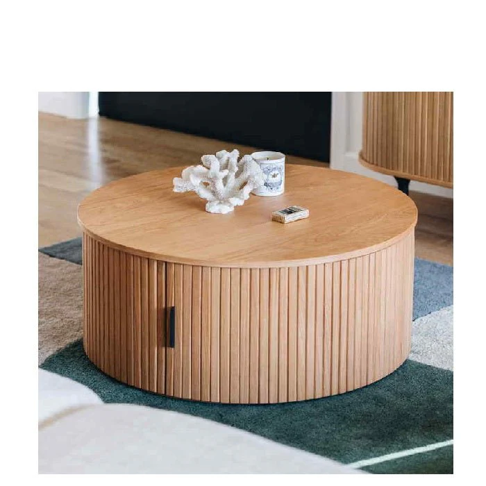 Palliser Coffee Table Round - Oak - Image 4