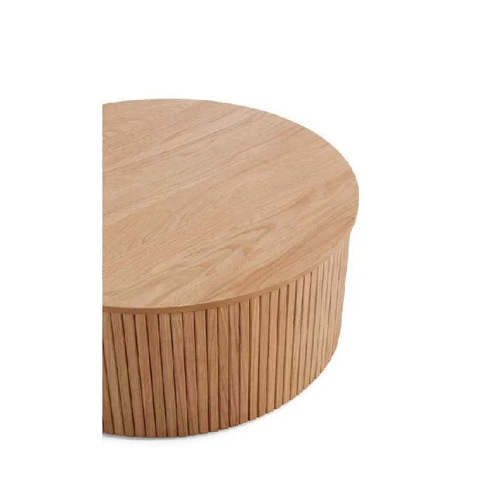Palliser Coffee Table Round - Oak - Image 5