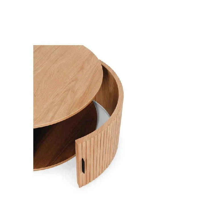 Palliser Coffee Table Round - Oak - Image 7