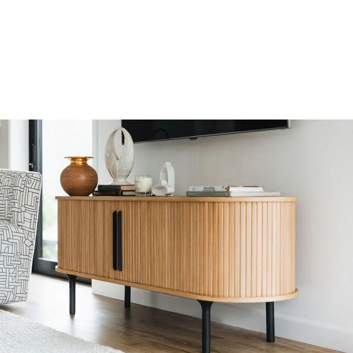 Palliser TV Unit 1500w - Oak - Image 10