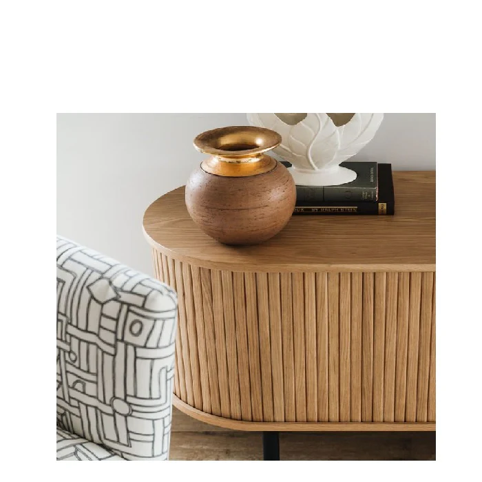 Palliser TV Unit 1500w - Oak - Image 13