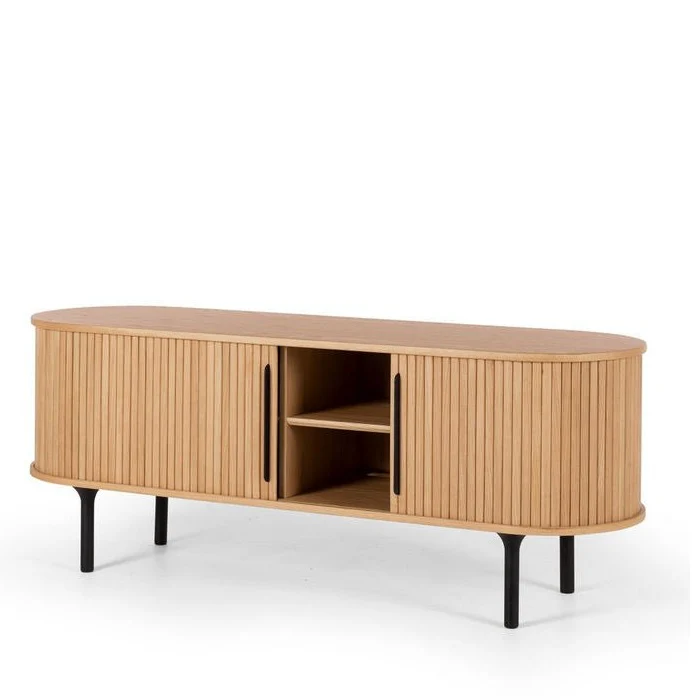 Palliser TV Unit 1500w - Oak - Image 3