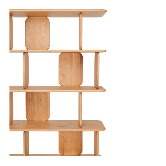 Panel Oak Bookcase High - Limited stock - Image 2