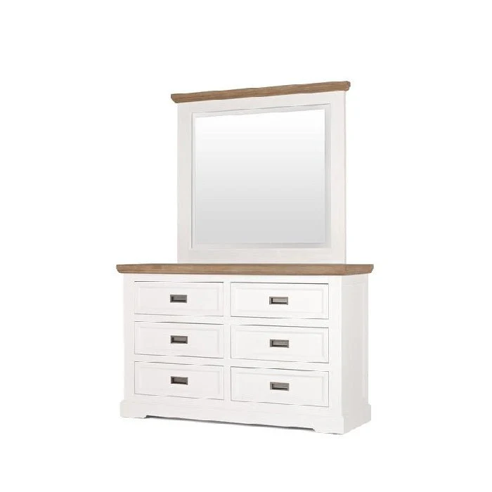 Parisian Dresser 6 Drawer with Optional Matching Mirror - Image 6