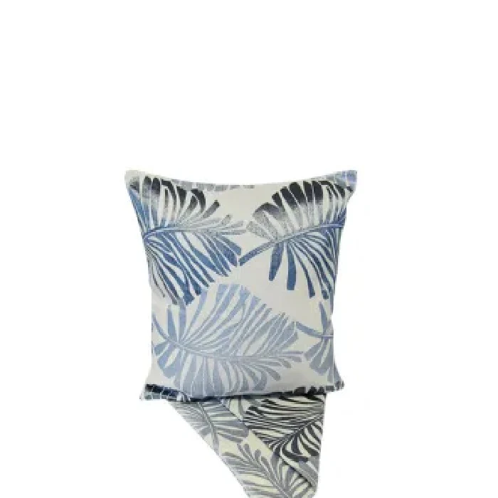 Parlor Palm Blue Cushion - 44 sq - Image 2