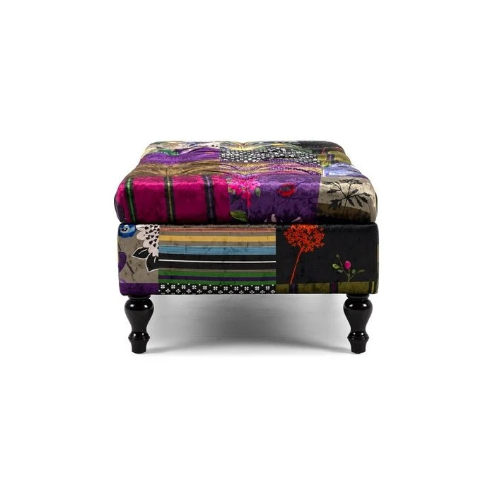 Patchwork Ottoman - stunning - Image 4